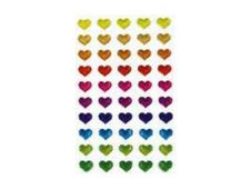 Maildor - 1 feuille gommettes cœurs