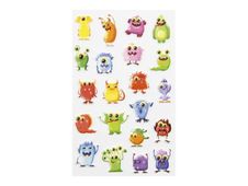 Maildor - 1 feuille gommettes monstres 2