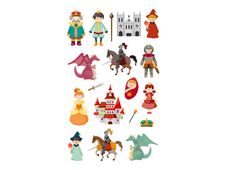 Maildor - 1 feuille gommettes chevalier