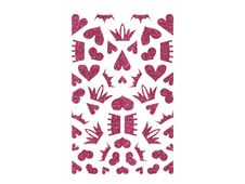 Maildor - 2 feuilles gommettes couronnes - rose