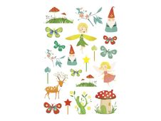 Maildor - 6 feuilles gommettes fées