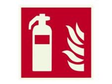 Pickup - Panneau adhésif - 150 x 150 mm - extincteur