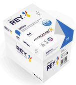 Rey Office - Papier blanc - A4 (210 x 297 mm) - 80 g/m² - 2500 feuilles (carton de 5 ramettes)