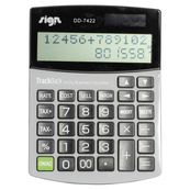 Calculatrice de poche Sign  - 12 chiffres -  alimentation batterie et solaire