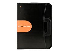 Exacompta Exactive Exafolder - Conférencier à poignées et anneaux - noir