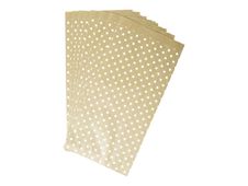 Clairefontaine - 50 Pochettes kraft étoiles - 15 cm x 6 cm x 31 cm