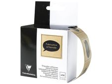 Clairefontaine - 250 Étiquettes cadeau fabrication artisanale - 8 x 4 x 12 cm - boîte distributrice