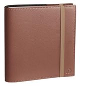 Agenda spiralé à élastique Time & Life Medium - 1 semaine sur 2 pages - 16 x 16 cm - cuivre - Quo Vadis