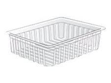 Guillin - 250 Barquettes jetables pour aliments - translucide - 750 ml