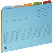 Oxford - 25 Chemises à onglets pour tiroirs - kraft - coloris assortis