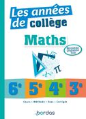 Les années de collège - Maths