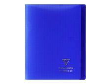 Clairefontaine Koverbook - Cahier polypro 17 x 22 cm - 96 pages - grand carreaux (seyes) - bleu marine