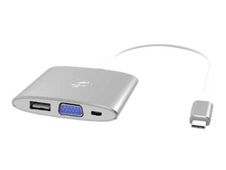 Mobility Lab - Adaptateur multiport USB-C vers VGA, USB 3.0, USB-C
