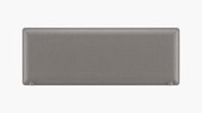 Panneau acoustique avec patine de fixation - L120 x 40 cm - Gris