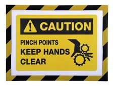 Exacompta - Cadre d'affichage magnétique de sécurité bicolore - A4 - jaune/noir