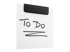 Durable Durafix - 5 Clips d'affichage adhésif 60 mm - noir