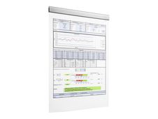 Durable Durafix - 5 Barres d'affichage adhésives 210 mm - argent métallisé - pour documents A4 portrait ou A5 paysage