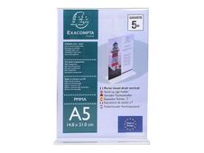 Exacompta - Présentoir porte-visuel droit - A5 vertical