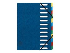 Exacompta Harmonika - Trieur à fenêtres 12 positions - bleu