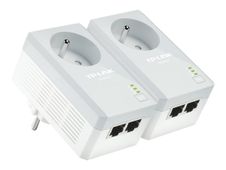TP-Link TL-PA4025PKIT - Kit de 2 CPL AV600 avec prise intégrée