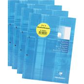 Clairefontaine - 4 Blocs de cours A4 + - 160 pages - petits carreaux (5x5 mm)