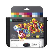 ProMarker brush - Trousse 24 marqueurs - double pointe - étudiant designer