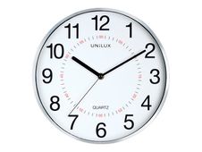 Unilux - Horloge Aria - mécanisme quartz - 28,5 cm - gris métal