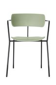 Chaise BISTRO - avec accoudoirs - vert