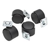 Kit de 4 roulettes pour bibliothèque MAXICOLOR