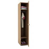 Armoire vestiaire 1 porte - H185 x L33 x P52 cm - Aulne