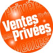 Logistipack - Affiche ronde VENTES PRIVÉES - Diamètre 48 cm