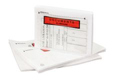 Carton Plus - 100 pochettes porte documents "ci-inclus" - 11 x 22 cm