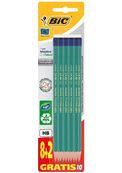 BIC ECOlutions EVOLUTION 655 - Pack de 10 Crayons à papier - HB - embout gomme