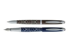 Enzo Varini Maggiore - Parure Stylo bille/Stylo plume orange