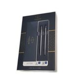 Parket Jotter - Coffret stylo plume + stylo à bille chromé - pointe moyenne