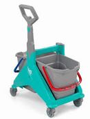 NICKITA - Chariot de ménage sous presse 2 X 15L