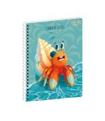 Cahier de textes spiralé Marguy - 15 x 21 cm - crocodile - Quo Vadis