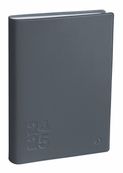 Agenda Touch - 1 semaine sur 2 pages - 16 x 24 cm - gris anthracite - Quo Vadis