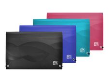 Oxford Osmose - Trieur extensible 8 positions - format A5 - disponible dans différentes couleurs