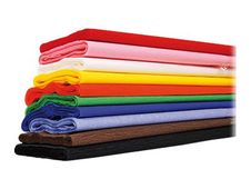 Maildor - Papier crépon - 10 feuilles - couleurs assorties