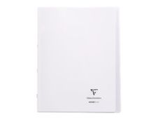 Clairefontaine Koverbook - Cahier polypro 24 x 32 cm - 48 pages - petits carreaux (5x5 mm) - transparent