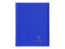 Clairefontaine Koverbook - Cahier polypro 24 x 32 cm - 48 pages - petits carreaux (5x5 mm) - bleu