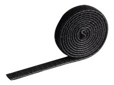 DURABLE CAVOLINE GRIP 10 - rouleau attache-câble auto-agrippant - 1m x 1cm - noir