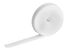 DURABLE CAVOLINE GRIP 10 - rouleau attache-câble auto-agrippant - 1m x 1cm - blanc
