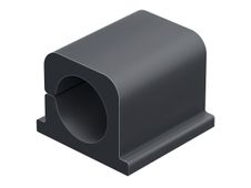 DURABLE CAVOLINE CLIP PRO 1 - boite de 4 clips adhésif pour 2 câbles - 14mm de diamètre - graphite
