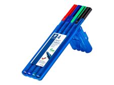 STAEDTLER triplus ball 437 - 4 Stylos à bille - couleurs assorties