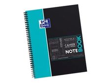 Oxford Etudiants - Cahier Notebook A4+ (24 x 29,7 cm) - 160 pages - petits carreaux (5x5 mm) - double spirale - disponible dans différentes couleurs