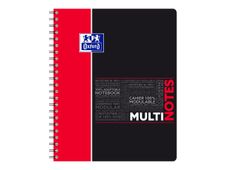 Oxford Etudiants - Cahier Multinotes A4+ (24 x 29,7 cm) - 160 pages - petits carreaux (5x5 mm) - avec 3 intercalaires repositionnables