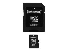 Intenso - carte mémoire 8 Go - Class 10 - micro SDHC
