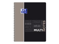 Oxford Student Multinotes - Cahier à spirales A4+ - 160 pages - feuilles perforées détachables - grands carreaux (Seyes)
